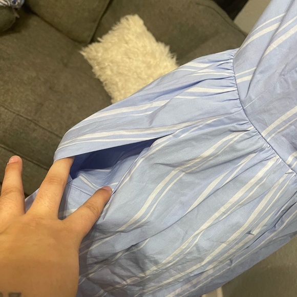 NEW💙 Blue Stripe Sundress - Picture 4 of 6